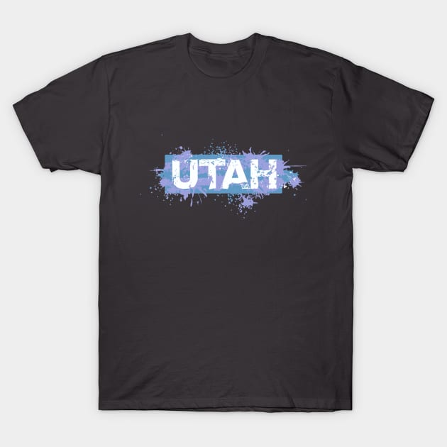 Utah Design T-Shirt by Dale Preston Design